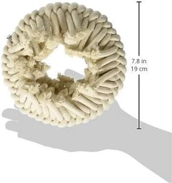 اسباب بازی حلقه نوازش پرندگان Super Bird Creations SB130 - مخفیگاه طنابی نخی راحت - حلقه فولادی بادوام، اتصال ایمن به قفس، جلوگیری از پرکنی - پرندگان کوچک/متوسط - 23x18x8 سانتی متر اسباب بازی حلقه نوازش پرندگان Super Bird Creations SB130 - مخفیگاه طنابی نخی راحت - حلقه فولادی بادوام، اتصال ایمن به قفس، جلوگیری از پرکنی - پرندگان کوچک/متوسط - 23x18x8 سانتی متر