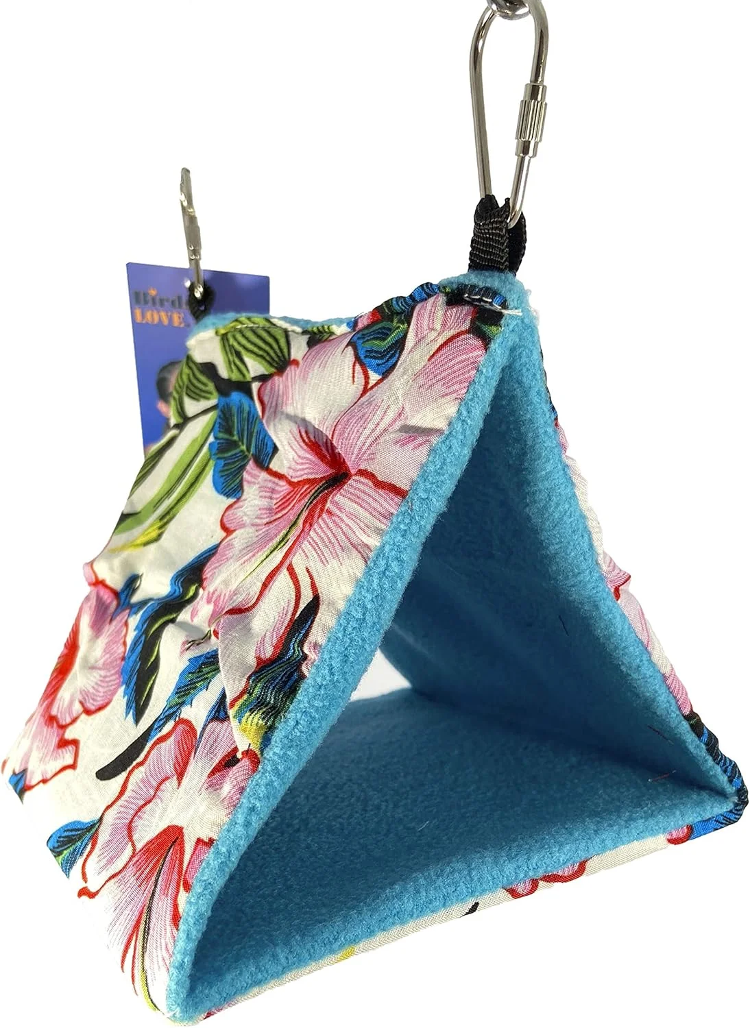 کلبه طوطی پرندگان لاو برای پرندگان خیلی کوچک، پارچه رنگارنگ ایمن برای استراحت و خواب پرندگان