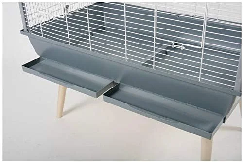 قفس پرنده زولاکس مدل NEO JILI سایز XL - خاکستری/بژ/مشکی 132 سانتی متر (خاکستری) قفس پرنده زولاکس مدل NEO JILI سایز XL - خاکستری/بژ/مشکی 132 سانتی متر (خاکستری)