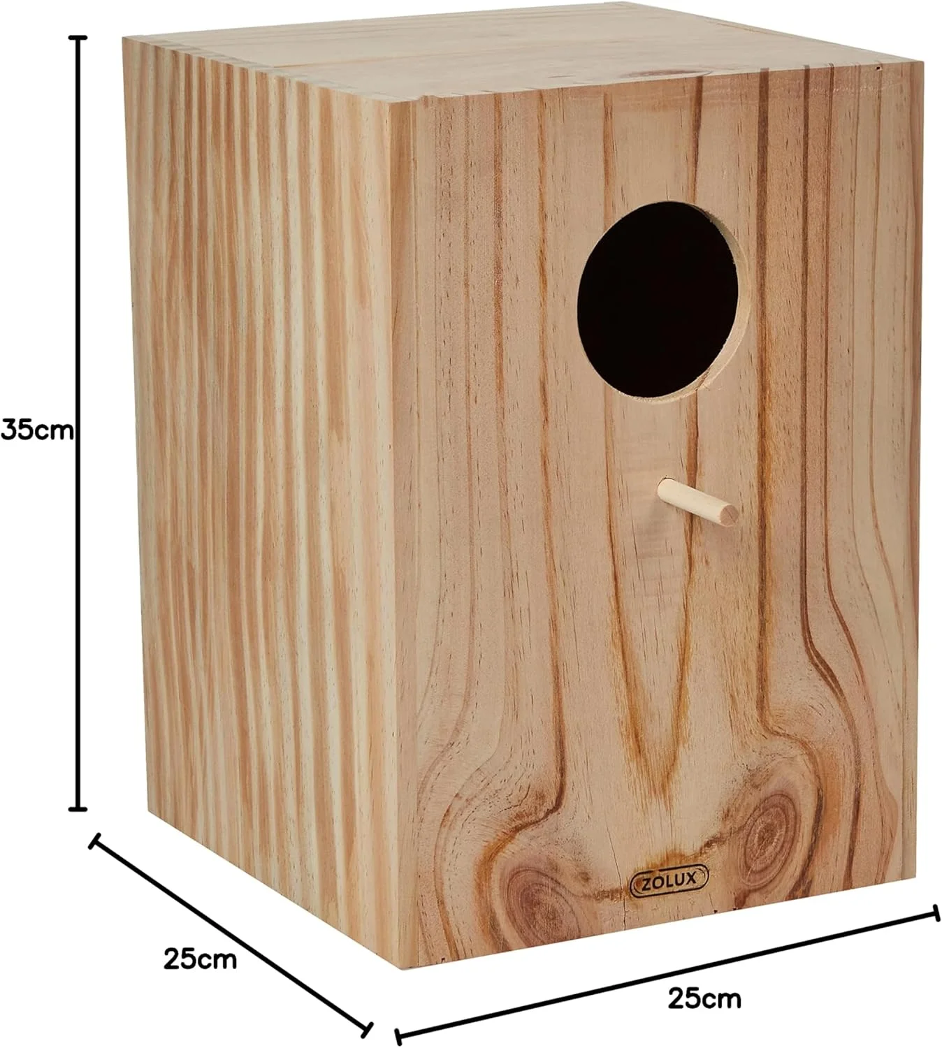 جعبه لانه سازی کلاسیک پرندگان زولاکس 350، ابعاد 35x25x25 سانتی متر جعبه لانه سازی کلاسیک پرندگان زولاکس 350، ابعاد 35x25x25 سانتی متر