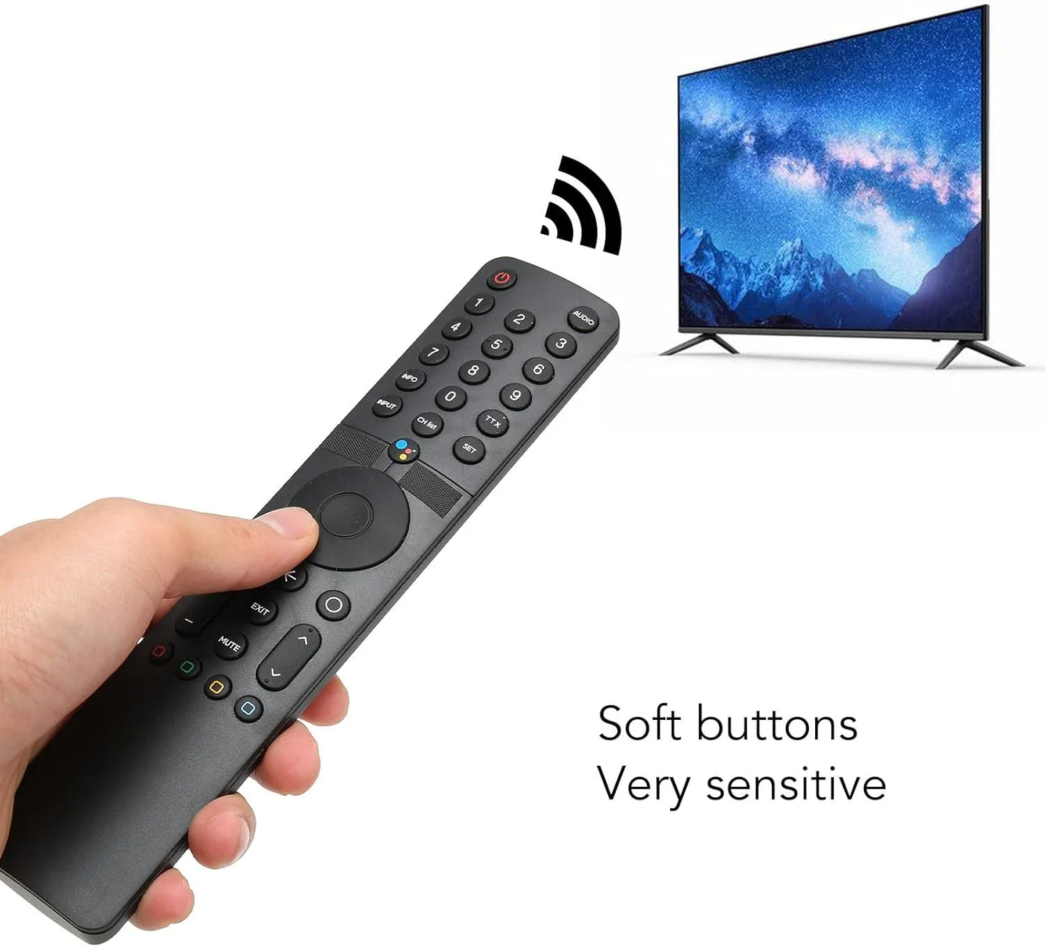 ریموت کنترل تلویزیون جهانی Bewinner، جایگزینی برای تلویزیون های قابل حمل، ریموت کنترل صوتی برای تلویزیون های ال سی دی اولد 4K مدل P1 L32M6 L43M6 L55M6 6AEU ریموت کنترل تلویزیون جهانی Bewinner، جایگزینی برای تلویزیون های قابل حمل، ریموت کنترل صوتی برای تلویزیون های ال سی دی اولد 4K مدل P1 L32M6 L43M6 L55M6 6AEU