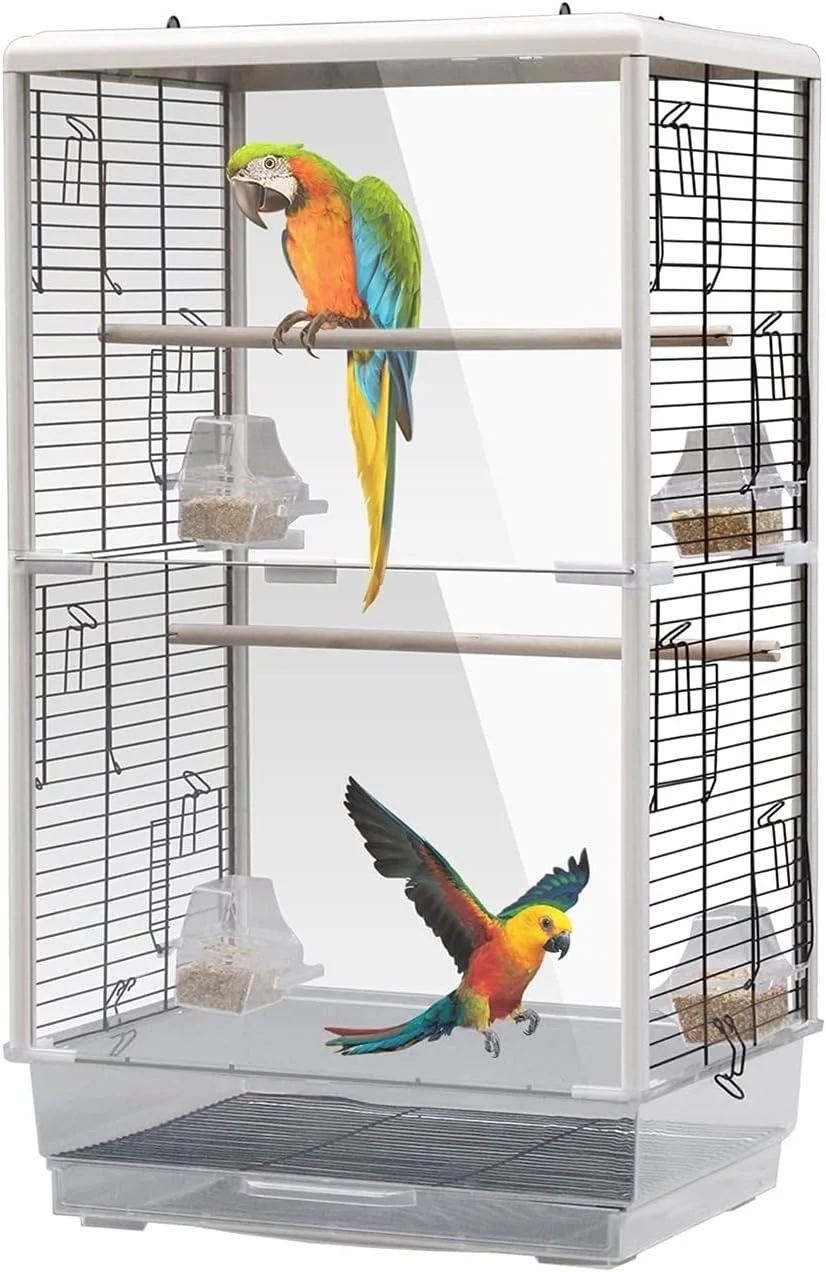 لانه قفس پرنده zlw-shop محصول جهانی قفس پرنده آویزان قفس پرنده شفاف آکریلیک محافظ حیوان خانگی قفس پرنده لانه قفس پرنده zlw-shop محصول جهانی قفس پرنده آویزان قفس پرنده شفاف آکریلیک محافظ حیوان خانگی قفس پرنده