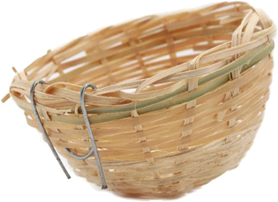 یوئپائو 10 عدد لانه قناری برای پرورش با قلاب آویز، غار استراحت پرنده خانگی دست ساز یوئپائو 10 عدد لانه قناری برای پرورش با قلاب آویز، غار استراحت پرنده خانگی دست ساز