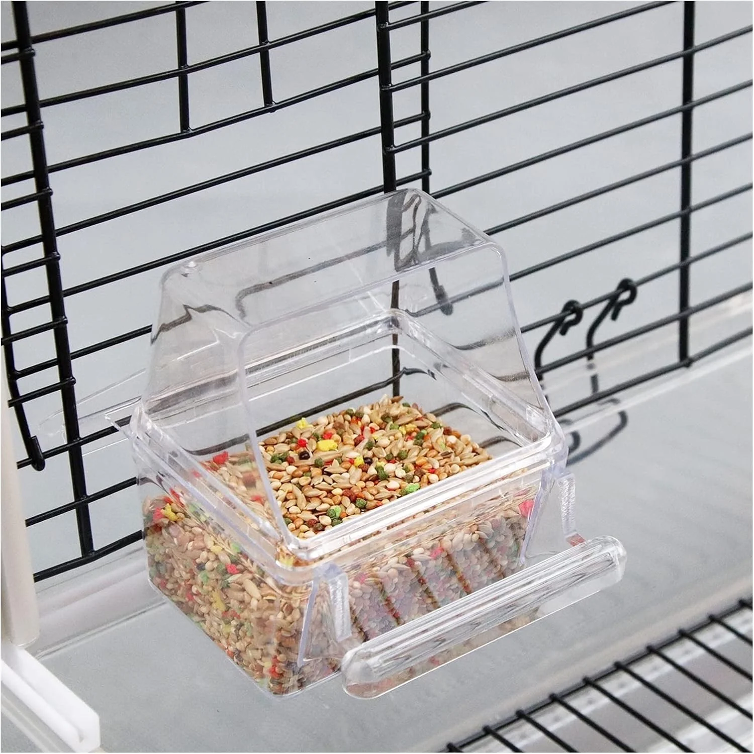 لانه قفس پرنده zlw-shop محصول جهانی قفس پرنده آویزان قفس پرنده شفاف آکریلیک محافظ حیوان خانگی قفس پرنده لانه قفس پرنده zlw-shop محصول جهانی قفس پرنده آویزان قفس پرنده شفاف آکریلیک محافظ حیوان خانگی قفس پرنده