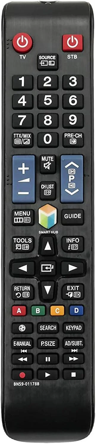 ریموت کنترل جدید BN59-01178B مناسب برای تلویزیون ال ای دی سامسونگ UE32H4500 UE32H5303 UE40H5303 UE32H5373 UE40H5373 UE46H5373 UE50H5373 UE40H6273 UE46H6273 UE55H6273 UE60H6273 UE58J5250 UE58J5270 UE32H6200