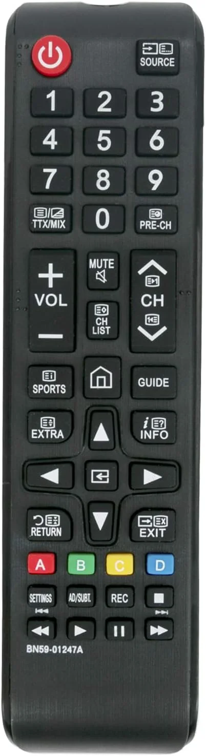 ریموت کنترل جدید BN59-01247A مناسب برای تلویزیون هوشمند سامسونگ FHD Flat سری K5300 مدل های UA32K5300 UA32K5300BK UA40K5300 UA40K5300BK UA43K5300 UA43K5300BKXZN UA49K5300 UA49K5300BKXZN UA55K5300 UA55K5300BKXZN