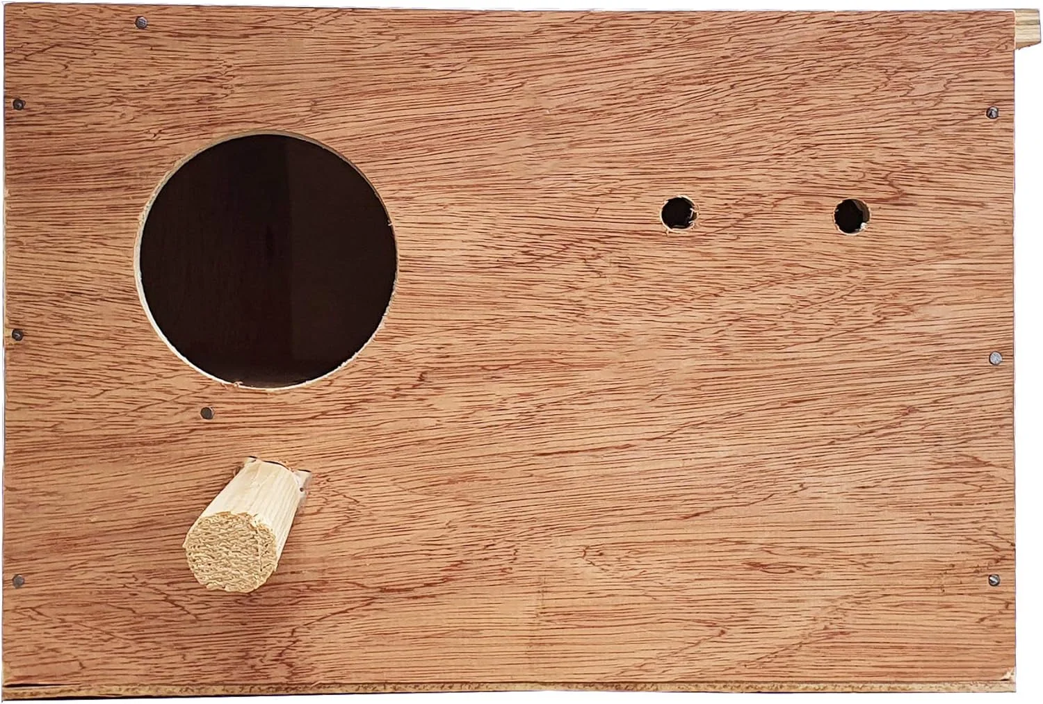 جعبه لانه چوبی برای پرنده (بزرگ A) جعبه لانه چوبی برای پرنده (بزرگ A)