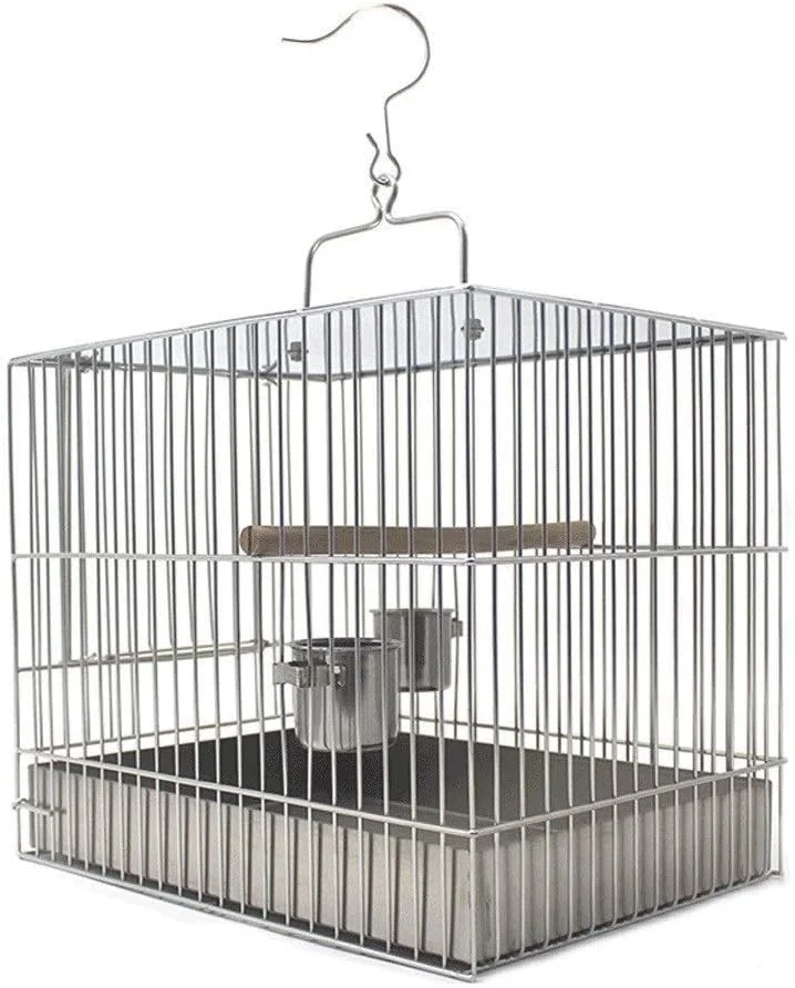 قفس پرنده XBSLJ قفس طوطی استیل ضد زنگ قفس حمام مربعی بزرگ قفس حمام پرنده با فنجان غذا با دوام (رنگ: ارتفاع 20 سانتی متر) قفس پرنده XBSLJ قفس طوطی استیل ضد زنگ قفس حمام مربعی بزرگ قفس حمام پرنده با فنجان غذا با دوام (رنگ: ارتفاع 20 سانتی متر)