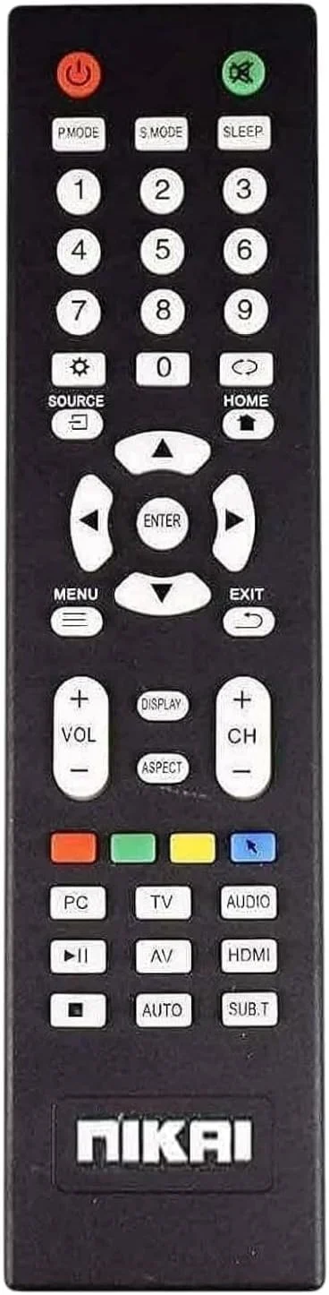 ریموت کنترل جایگزین BURAQ برای تلویزیون هوشمند نیکای LED مدل (Type 2) ریموت کنترل جایگزین BURAQ برای تلویزیون هوشمند نیکای LED مدل (Type 2)