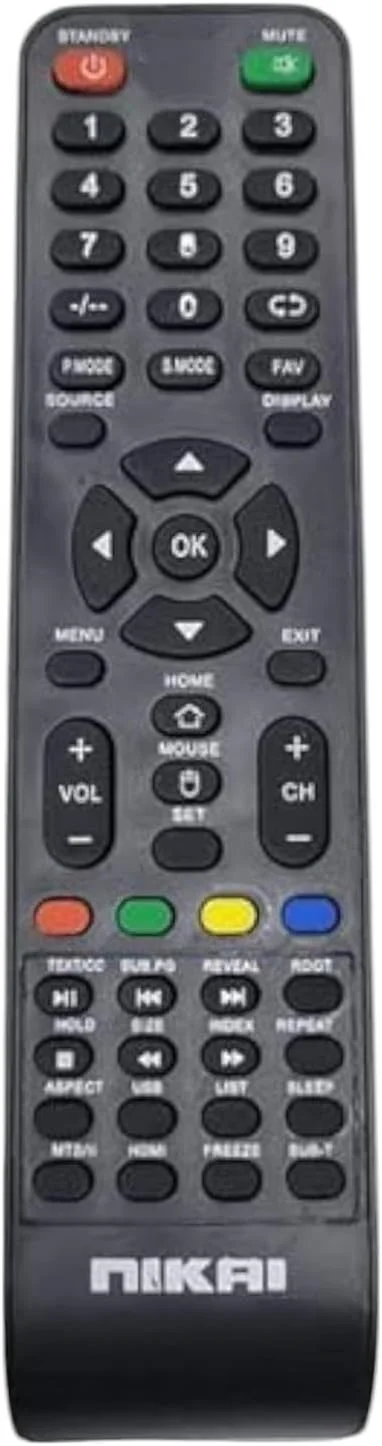 ریموت کنترل جایگزین BURAQ برای تلویزیون هوشمند نیکای LED مدل (Type 1) ریموت کنترل جایگزین BURAQ برای تلویزیون هوشمند نیکای LED مدل (Type 1)