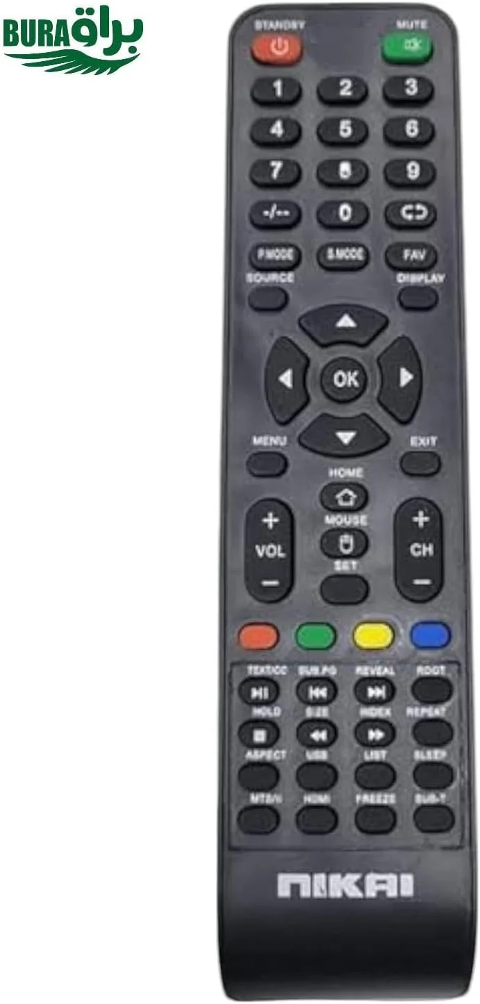 ریموت کنترل جایگزین BURAQ برای تلویزیون هوشمند نیکای LED مدل (Type 1)