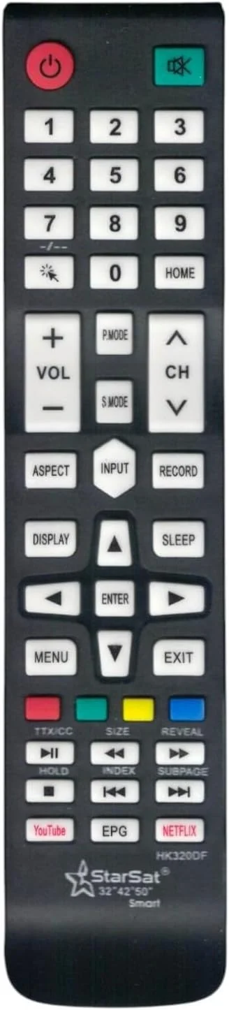 ریموت کنترل جایگزین BURAQ برای تلویزیون های هوشمند Star Sat LCD LED ریموت کنترل جایگزین BURAQ برای تلویزیون های هوشمند Star Sat LCD LED