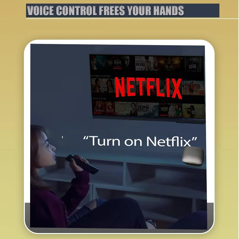 ریموت کنترل Lelukee برای شیائومی Mi TV Stick/MI Box 4S 4K، ریموت کنترل جایگزین برای شیائومی Mi TV Stick با بلوتوث و کنترل صدا