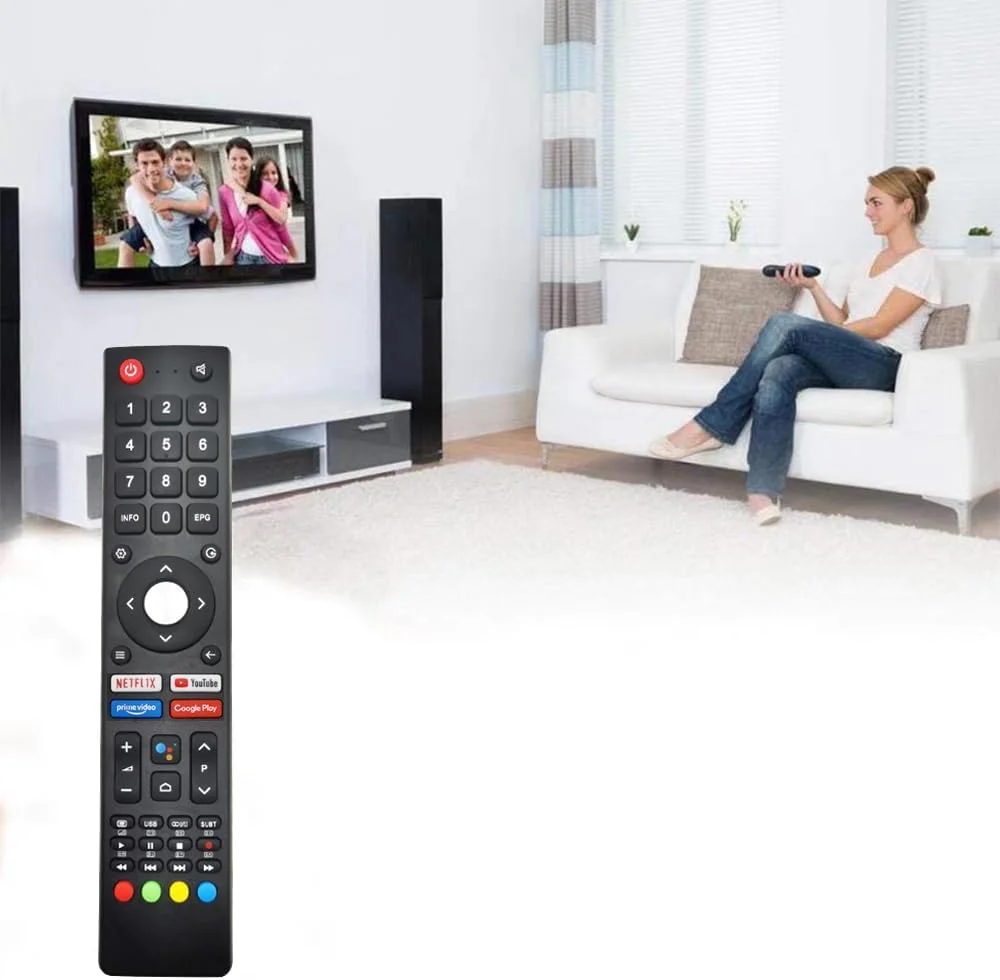 ریموت کنترل جایگزین LFYSJTX مدل GCBLTV02ADBBT برای تلویزیون های هوشمند Changhong ChiQ Saba مدل های L32H7S SA40S67A9 L40H7A L50H7A U55IP7UHD U58H7A U65H7S