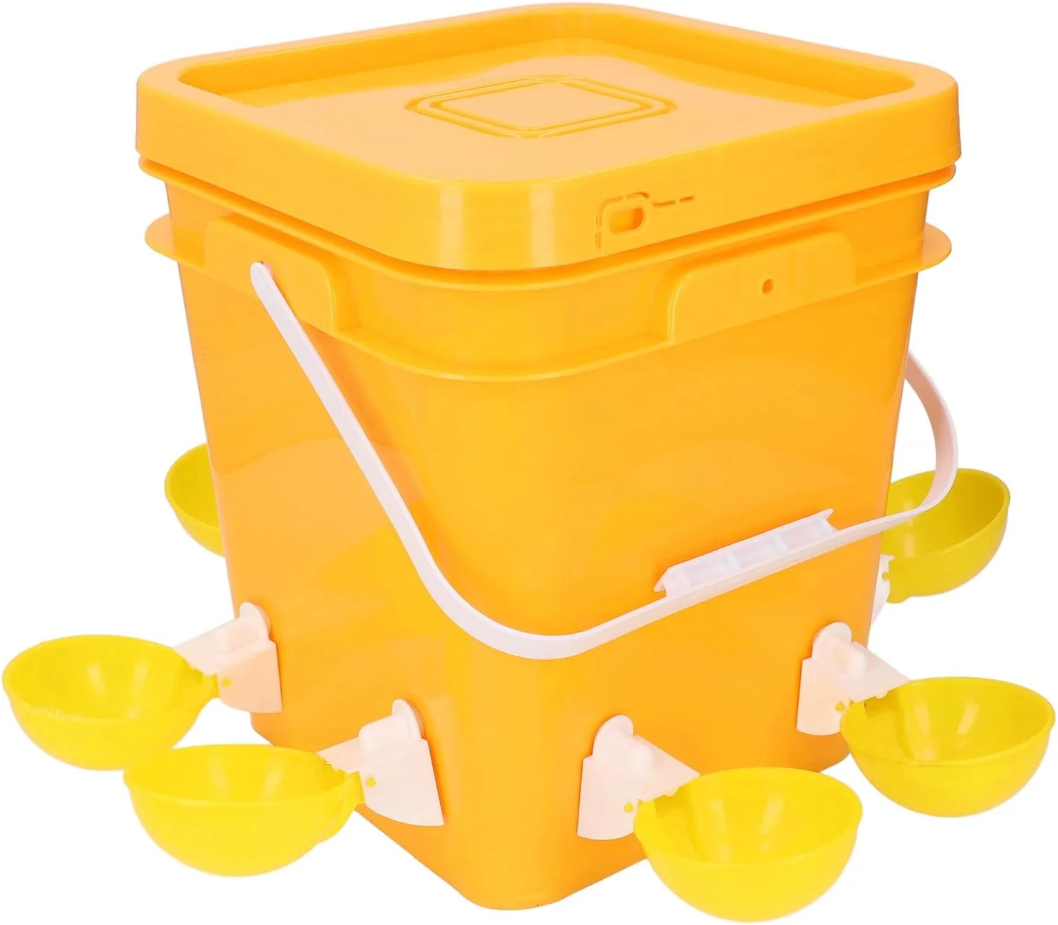 فاکتی فنجان آبخوری مرغ، ست آبخوری اتوماتیک مرغ با ریزش کم، پخش کننده اتوماتیک آب طیور برای پرندگان، اردک، غاز، بوقلمون (فنجان های آب زرد) فاکتی فنجان آبخوری مرغ، ست آبخوری اتوماتیک مرغ با ریزش کم، پخش کننده اتوماتیک آب طیور برای پرندگان، اردک، غاز، بوقلمون (فنجان های آب زرد)