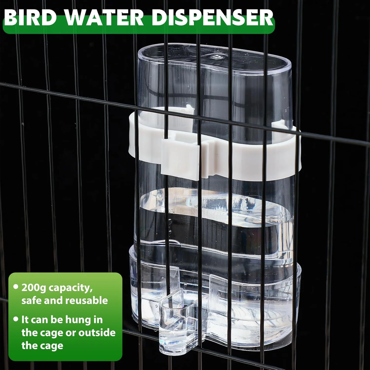 مجموعه 7 عددی فیدر پرنده بدون کثیف جینگمور، فیدر اتوماتیک شفاف طوطی و دیسپنسر آب، لوازم جانبی قفس، سیخ استیل ضد زنگ میوه و سبزیجات طوطی، مناسب برای تغذیه عروس هلندی، مرغ عشق، قناری و فنچ مجموعه 7 عددی فیدر پرنده بدون کثیف جینگمور، فیدر اتوماتیک شفاف طوطی و دیسپنسر آب، لوازم جانبی قفس، سیخ استیل ضد زنگ میوه و سبزیجات طوطی، مناسب برای تغذیه عروس هلندی، مرغ عشق، قناری و فنچ