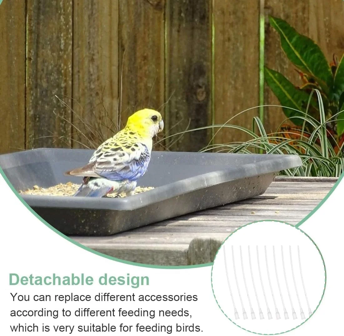 JTKREW 10 عدد سرنگ تغذیه پرندگان جوان، مناسب برای تغذیه دستی جوجه پرنده، طوطی، شیر، آب و دارو JTKREW 10 عدد سرنگ تغذیه پرندگان جوان، مناسب برای تغذیه دستی جوجه پرنده، طوطی، شیر، آب و دارو