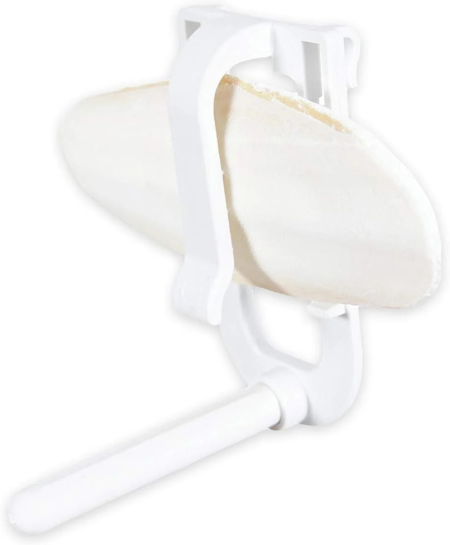 نگهدارنده استخوان ماهی مرکب زولاکس برای پرندگان، سفید نگهدارنده استخوان ماهی مرکب زولاکس برای پرندگان، سفید