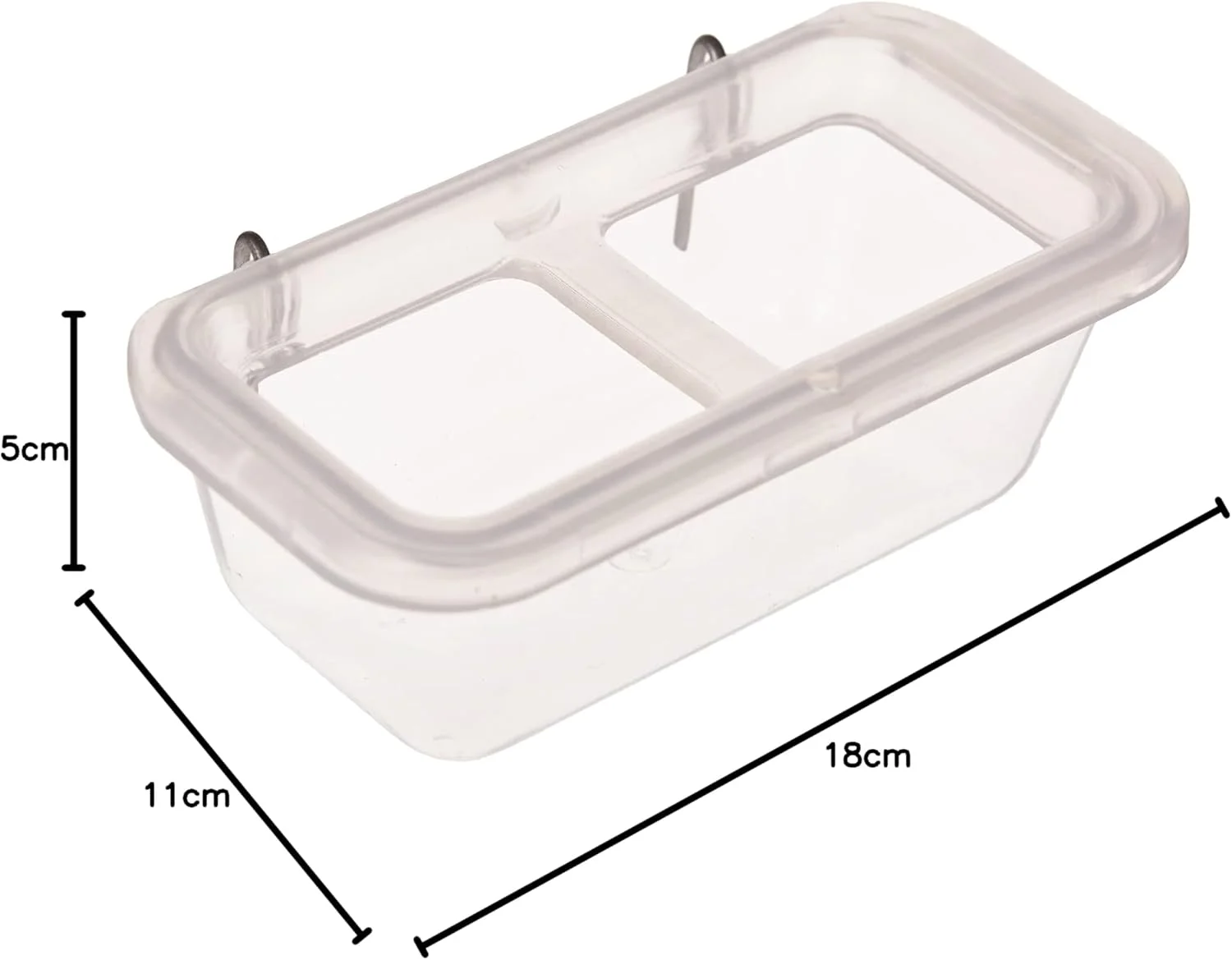 ظرف غذای پرنده زولاکس با توری - سایز S ظرف غذای پرنده زولاکس با توری - سایز S