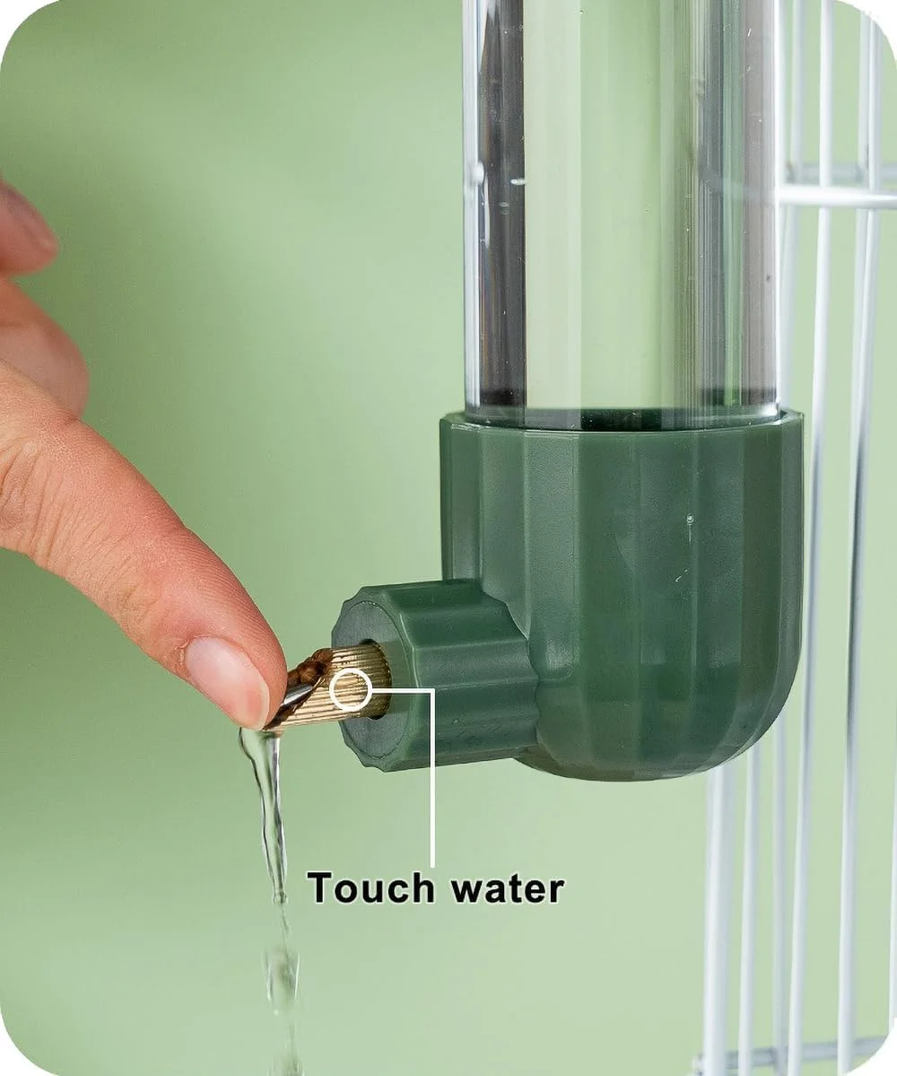 آبخوری پرنده YICUTE، دستگاه نوشیدنی اتوماتیک پرنده، آب پخش کن طوطی، بطری آب پرنده، لوازم جانبی قفس پرنده، آبنما طوطی (220 میلی لیتر)