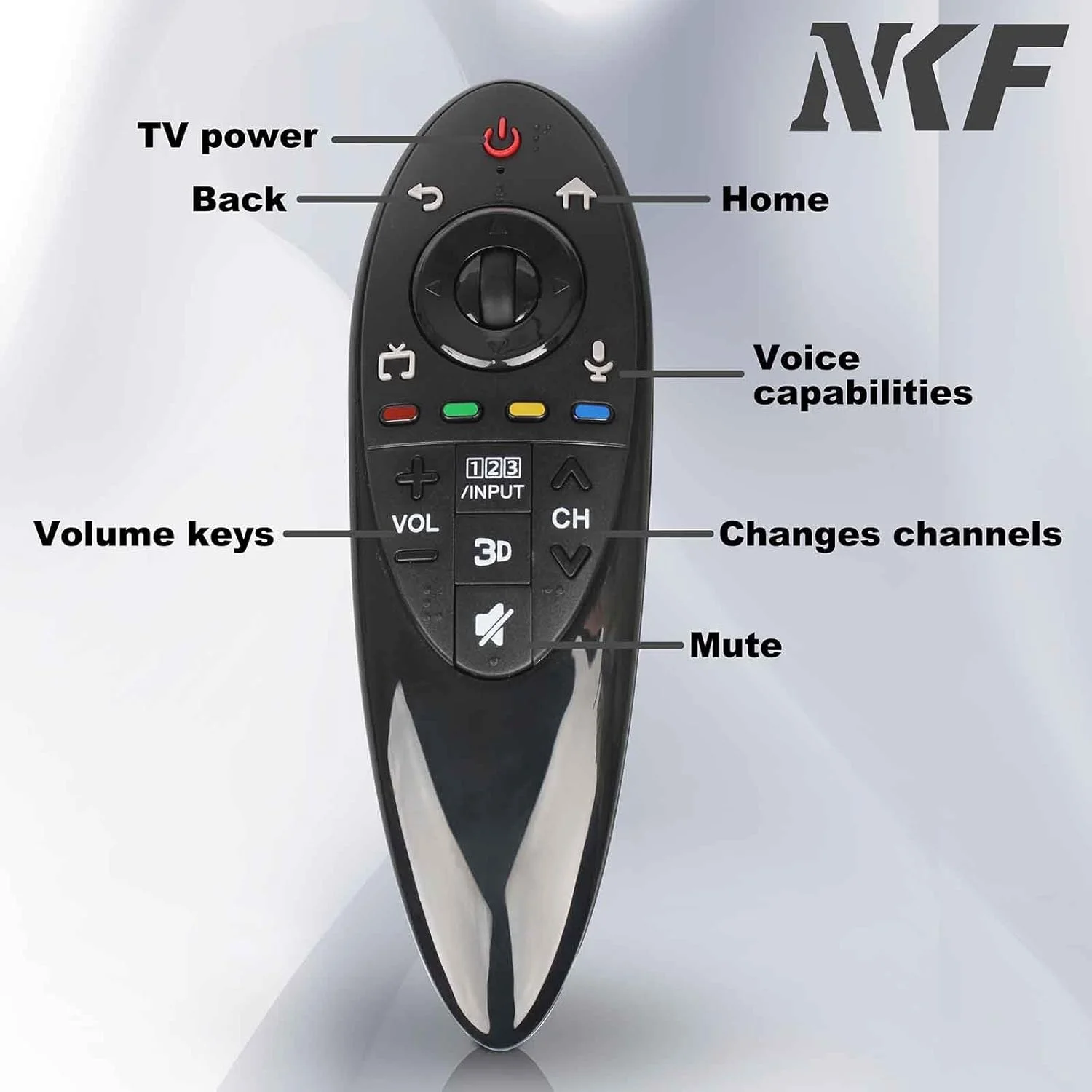 ریموت کنترل جایگزین NKF New - AN-MR500G ANMR500G برای تلویزیون هوشمند سه بعدی ال جی