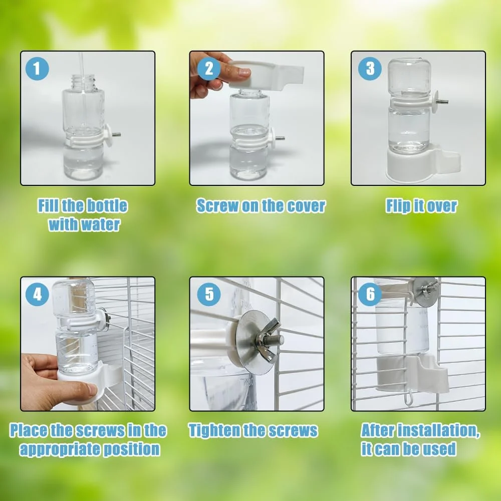 دو عدد آبخوری اتوماتیک پرندگان خانگی، آب پخش کن قفس، آب پخش کن اتوماتیک آویز قفس پرنده، غذاخوری طوطی برای مرغ عشق، باجریگار، عروس هلندی، مرغ مینا و قناری دو عدد آبخوری اتوماتیک پرندگان خانگی، آب پخش کن قفس، آب پخش کن اتوماتیک آویز قفس پرنده، غذاخوری طوطی برای مرغ عشق، باجریگار، عروس هلندی، مرغ مینا و قناری