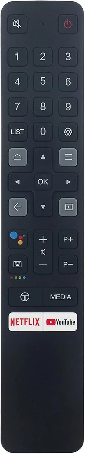 ریموت کنترل جایگزین نئو کلاسیک RC901V سازگار با تلویزیون هوشمند TCL