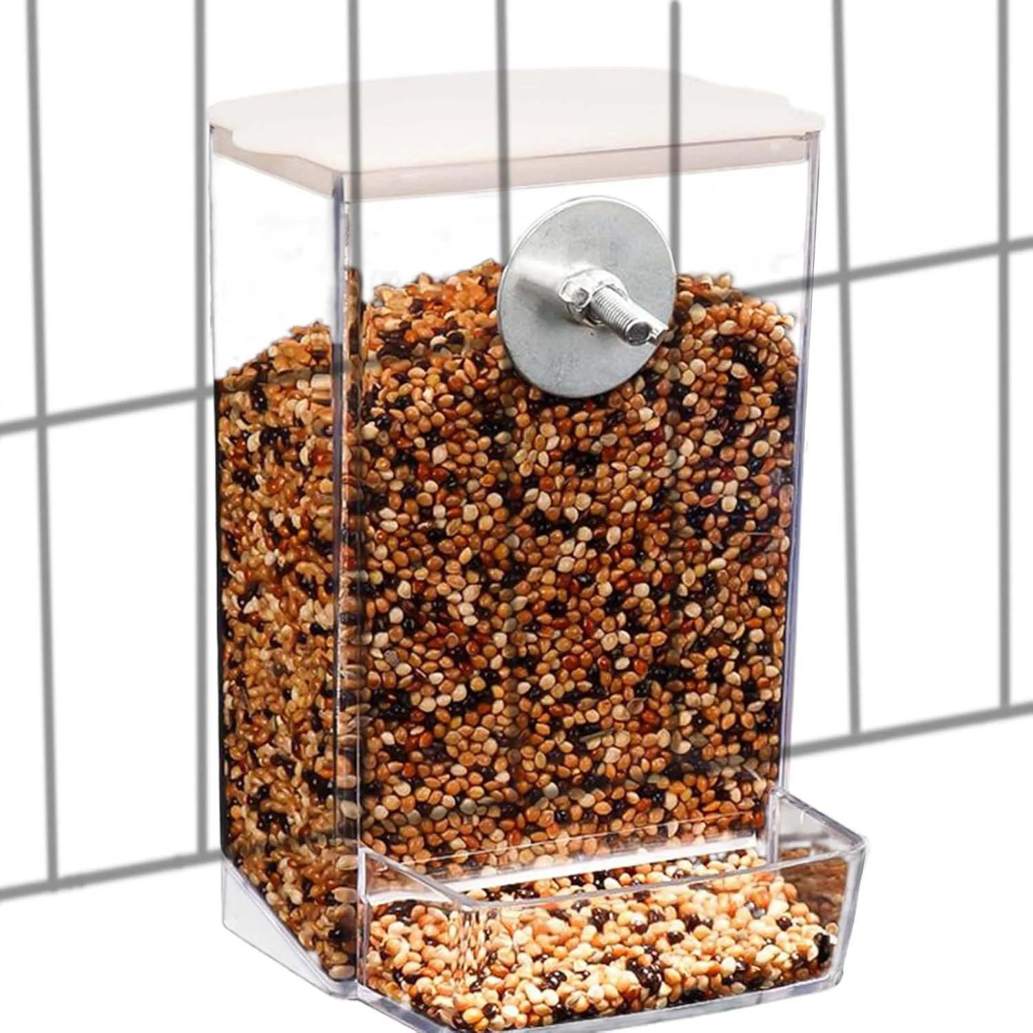 ظرف غذای پرندگان وحشی با قابلیت پر شدن خودکار - کاسه های تغذیه پرندگان جداشدنی | محفظه غذای شفاف برای طوطی، مرغ مگس خوار، مرغ، پاسیو، پنجره، حیاط ظرف غذای پرندگان وحشی با قابلیت پر شدن خودکار - کاسه های تغذیه پرندگان جداشدنی | محفظه غذای شفاف برای طوطی، مرغ مگس خوار، مرغ، پاسیو، پنجره، حیاط