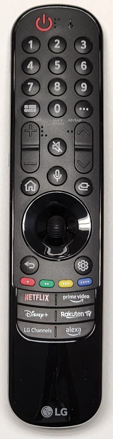 ریموت کنترل جادویی اصلی ال جی مدل MR24GA با قابلیت صدا و اشاره گر برای تلویزیون های 2023 و 2024 ال جی