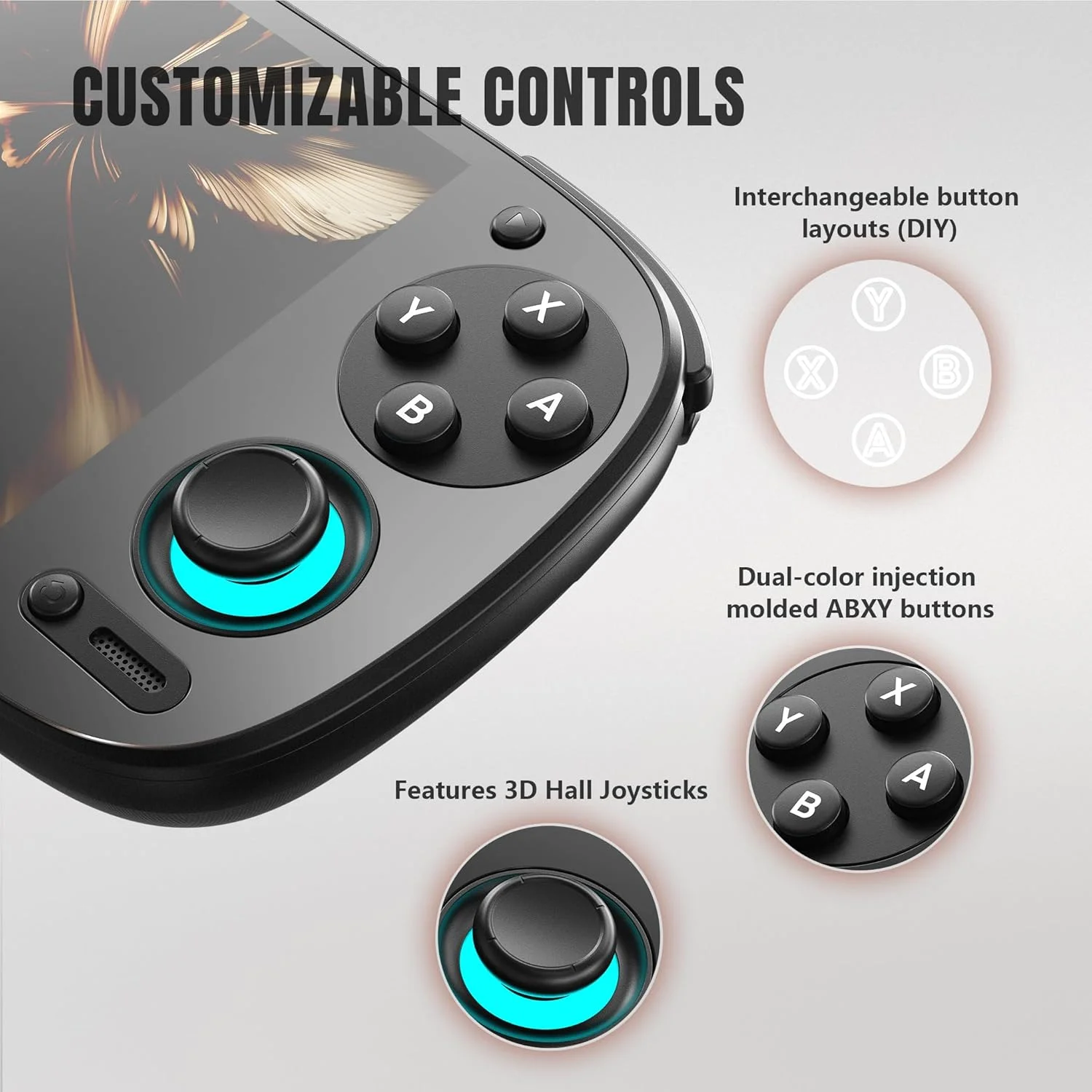 کنسول بازی دستی رترو Retroid Pocket 5، حافظه 8+128 گیگابایت، صفحه لمسی 5.5 اینچی 1080p، کنسول بازی قابل حمل اندروید با پردازنده گرافیکی Adreno 650 و WiFi 6/BT5.1، پردازنده Snapdragon 865، اندروید 13 (مشکی)