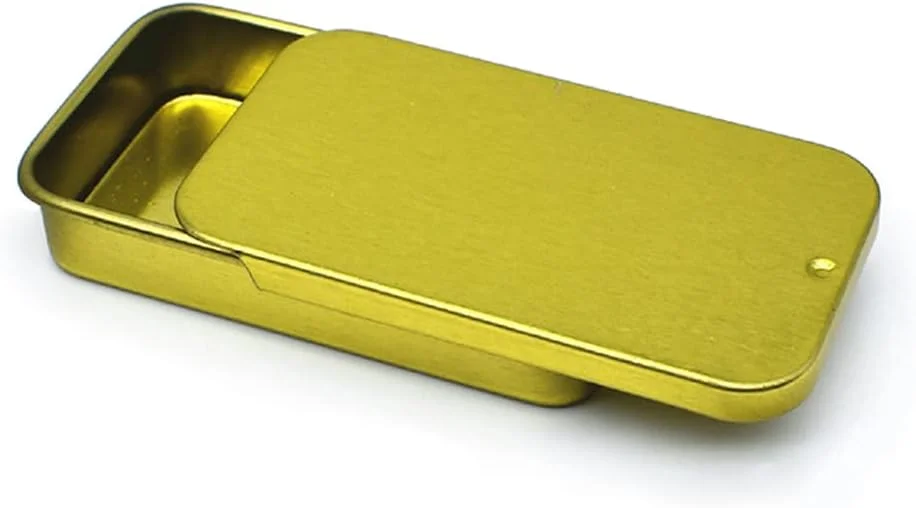 تینسری 2 عددی قوطی حلبی آموزش پرندگان، ظرف غذای کشویی، جعبه نگهداری خوراکی برای طوطی و مرغ عشق، طلایی تینسری 2 عددی قوطی حلبی آموزش پرندگان، ظرف غذای کشویی، جعبه نگهداری خوراکی برای طوطی و مرغ عشق، طلایی