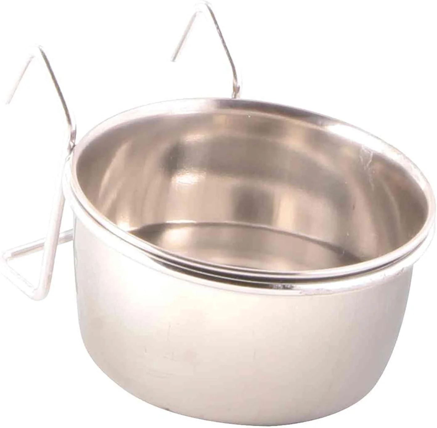 ظرف استیل تریکسی به همراه نگهدارنده برای پرندگان 150 میلی لیتر ظرف استیل تریکسی به همراه نگهدارنده برای پرندگان 150 میلی لیتر