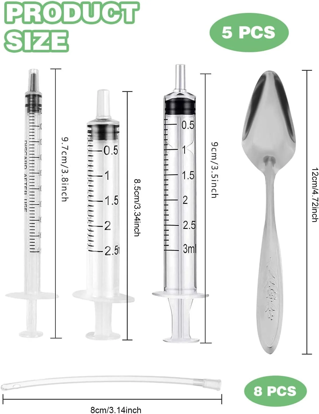 شیلنگ تغذیه پرندگان جوان TPZORJX، شامل 3 سرنگ، 8 شیلنگ، 2 قاشق، 1 جعبه دانه، ابزار تغذیه دستی برای پرندگان و طوطی های کوچک، شیر، آب، دارو، طیور، تمیز کردن آسان شیلنگ تغذیه پرندگان جوان TPZORJX، شامل 3 سرنگ، 8 شیلنگ، 2 قاشق، 1 جعبه دانه، ابزار تغذیه دستی برای پرندگان و طوطی های کوچک، شیر، آب، دارو، طیور، تمیز کردن آسان