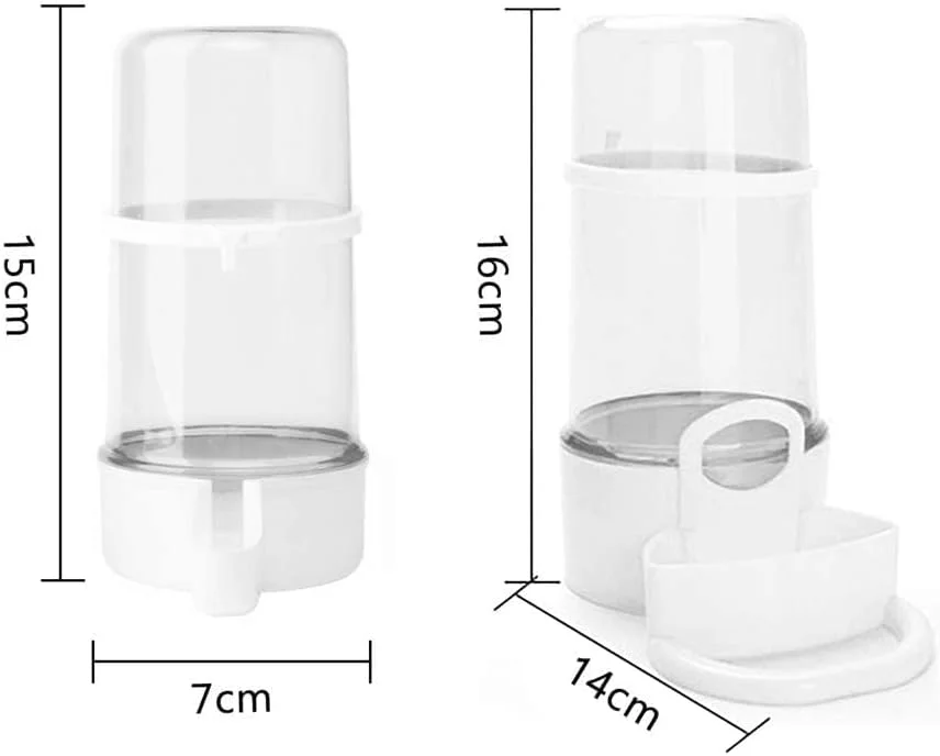 ظرف غذا و آب اتوماتیک پرندگان TERRIFI، بسته 2 عددی، ظرف غذای بدون کثیف کاری و آبخوری طوطی برای قفس پرندگان. بطری آبخوری و ظرف دانه غذای مناسب (415 میلی لیتر). ظرف غذا و آب اتوماتیک پرندگان TERRIFI، بسته 2 عددی، ظرف غذای بدون کثیف کاری و آبخوری طوطی برای قفس پرندگان. بطری آبخوری و ظرف دانه غذای مناسب (415 میلی لیتر).