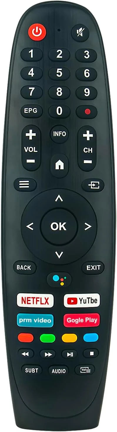 ریموت کنترل جایگزین ROLLGAN RM-C3408E مناسب برای تلویزیون هوشمند JVC مدل LT-32N3135A LT32N3135A جایگزین RM-C3420