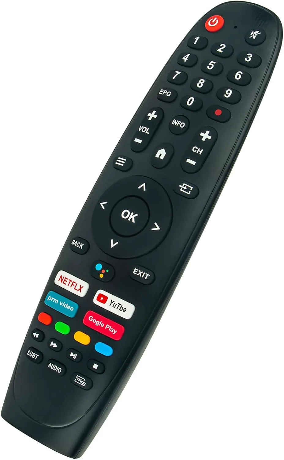 ریموت کنترل جایگزین ROLLGAN RM-C3408E مناسب برای تلویزیون هوشمند JVC مدل LT-32N3135A LT32N3135A جایگزین RM-C3420