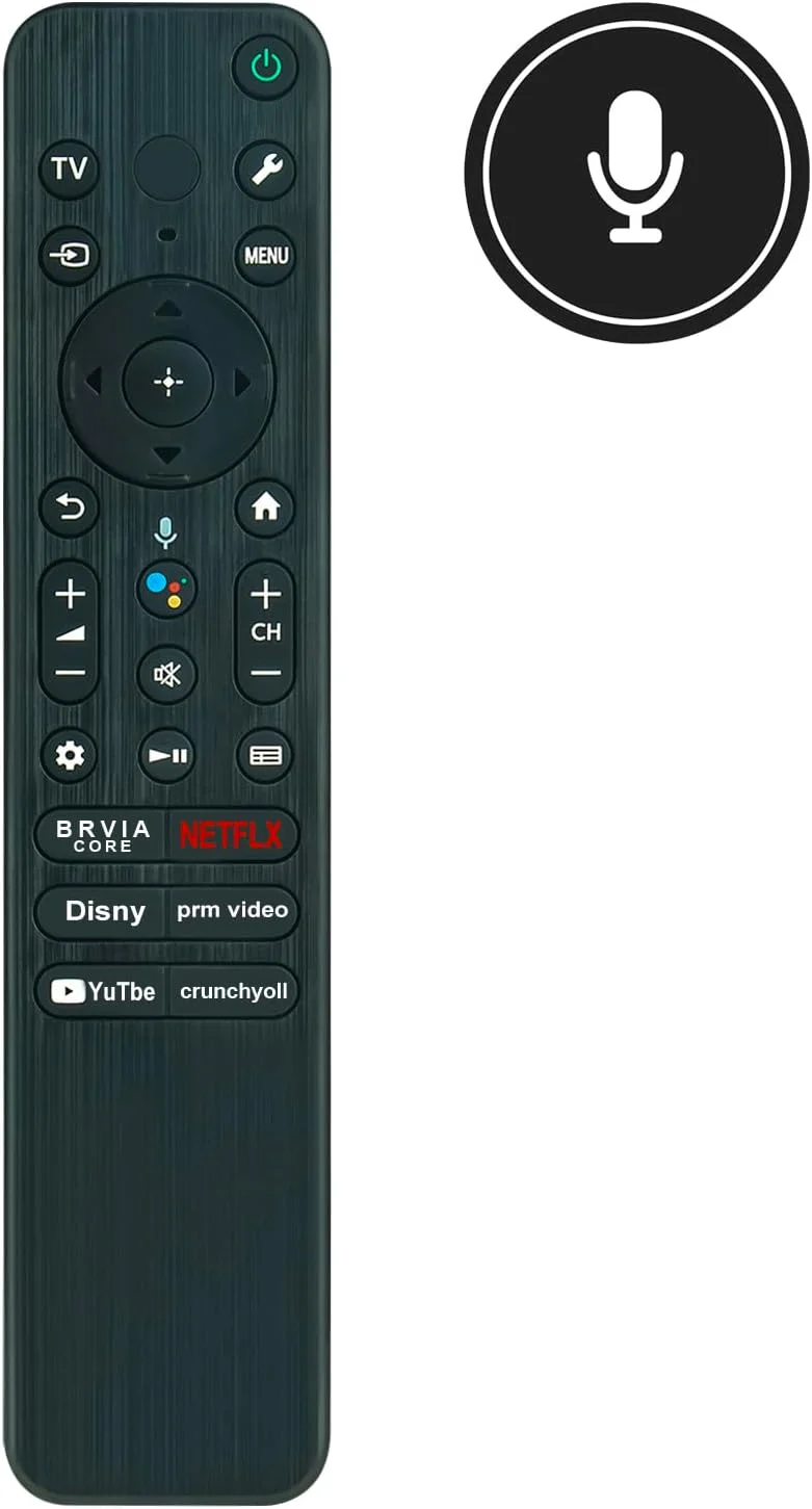 ریموت کنترل صوتی جایگزین RMF-TX810U مناسب برای تلویزیون های هوشمند 4K Bravia HDR سونی سری 2023 مدل های KD-55X80L KD-65X77L KD-65X80L KD-75X77L KD-75X80L KD-85X77L XR-55A80CL XR-55A80L XR-55X90L جایگزین RMF-TX811D ریموت کنترل صوتی جایگزین RMF-TX810U مناسب برای تلویزیون های هوشمند 4K Bravia HDR سونی سری 2023 مدل های KD-55X80L KD-65X77L KD-65X80L KD-75X77L KD-75X80L KD-85X77L XR-55A80CL XR-55A80L XR-55X90L جایگزین RMF-TX811D