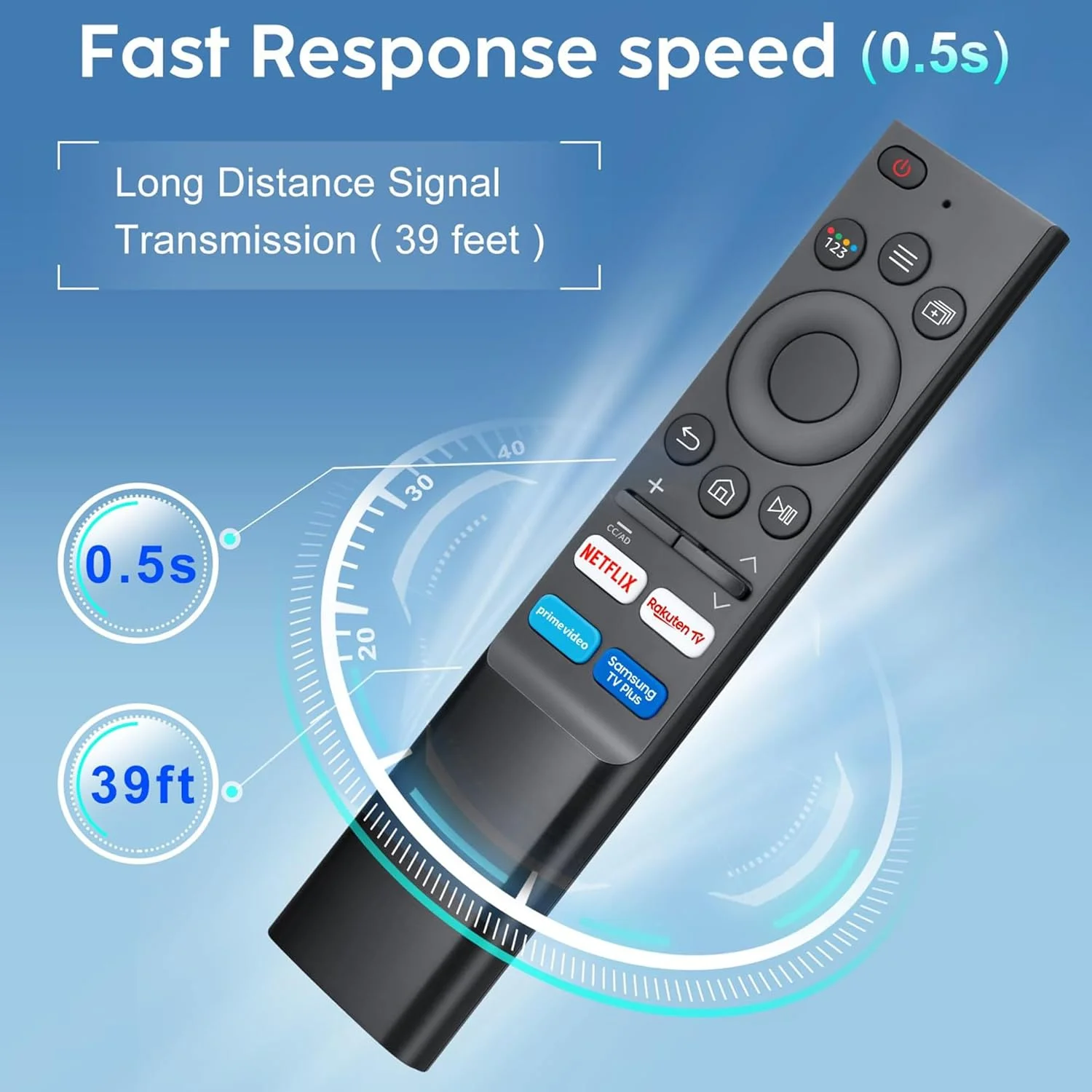 ریموت کنترل جهانی سامسونگ BN59-01385B/A/01363A و 01358D/01357A برای تلویزیون های The Frame/Serif/Neo QLED/Crystal UHD 4K 8K – بدون نیاز به تنظیمات، سازگار با Solar/OLED ریموت کنترل جهانی سامسونگ BN59-01385B/A/01363A و 01358D/01357A برای تلویزیون های The Frame/Serif/Neo QLED/Crystal UHD 4K 8K – بدون نیاز به تنظیمات، سازگار با Solar/OLED