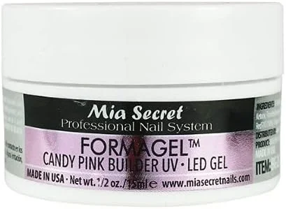 ژل بیلدر UV/LED میا سکرت فورماژل رنگ CANDY PINK، 15 میلی لیتر (BG-25)