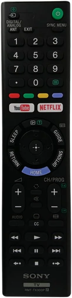 ریموت کنترل تلویزیون هوشمند ال ای دی سونی مدل Rm-yd102 اورجینال با صفحه کلید مجازی، دکمه سه بعدی و دکمه نتفلیکس (Rmyd102) توسط سونی
