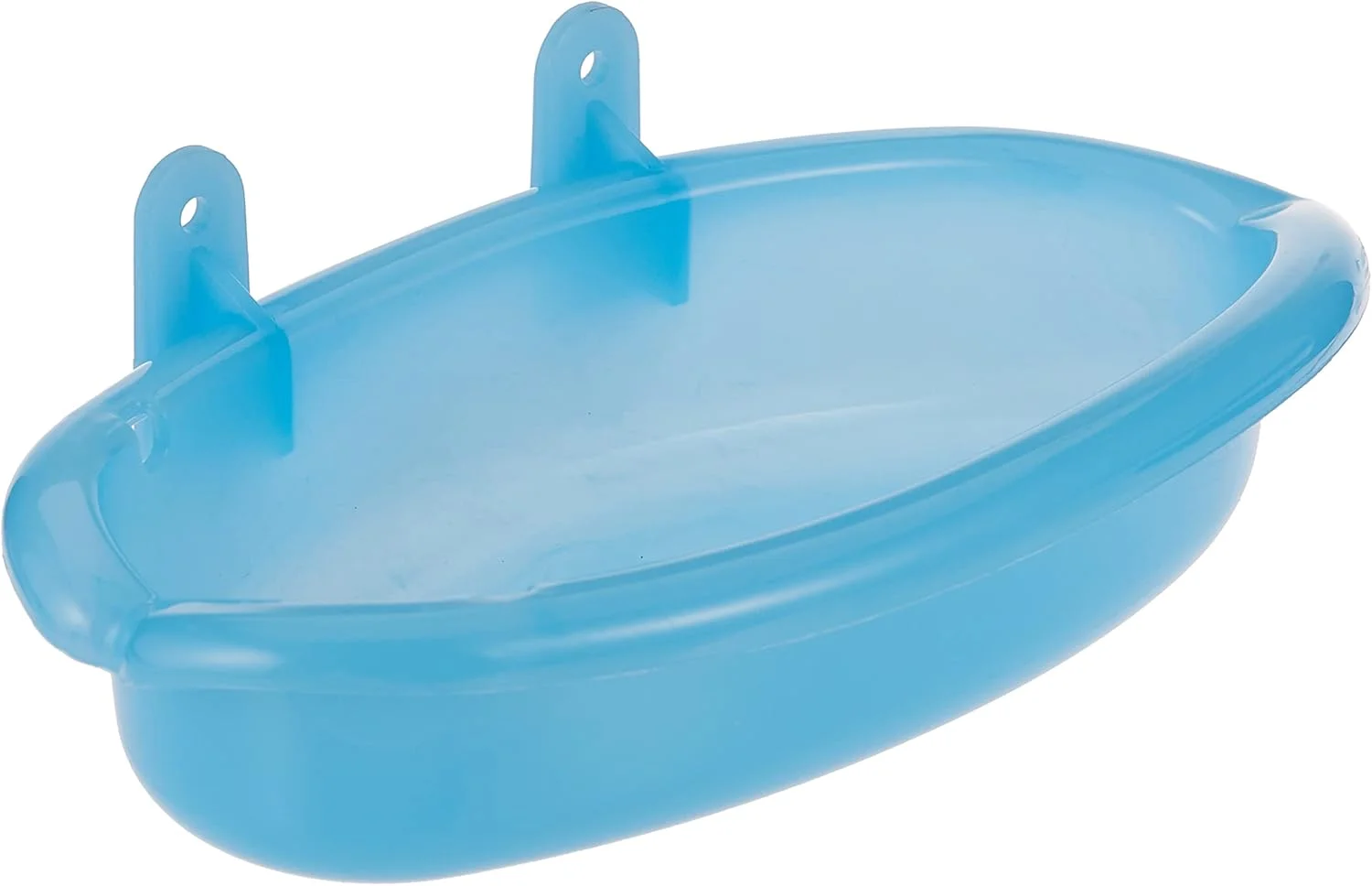 ظرف حمام پرنده مومو بر با آینه برای قفس، آبی ظرف حمام پرنده مومو بر با آینه برای قفس، آبی