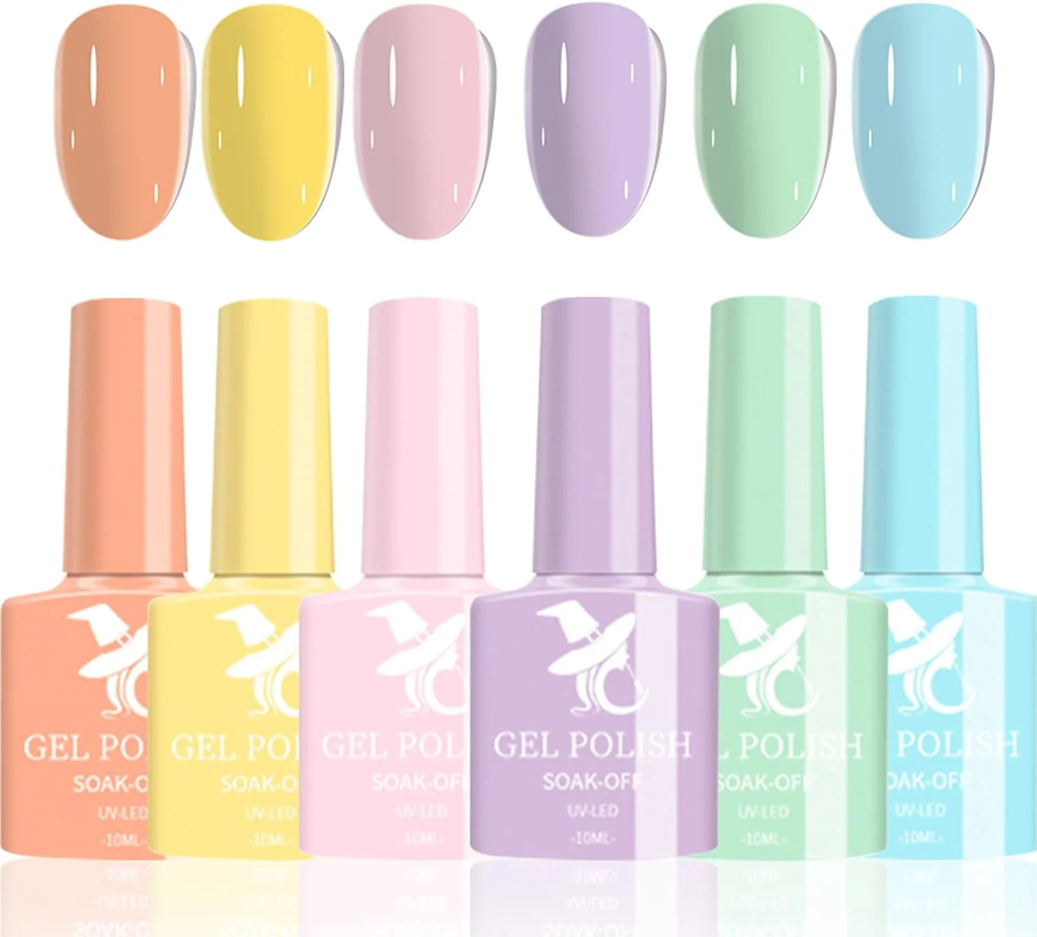 لاک ژل پاستیلی BANKTMil - 6 رنگ روشن بهاری و تابستانی - لاک ژل پاستیلی - صورتی آبی نارنجی بنفش زرد سبز - ست لاک BANKTMil سری ماکارون آبنباتی، لاک ژل UV LED DIY لاک ژل پاستیلی BANKTMil - 6 رنگ روشن بهاری و تابستانی - لاک ژل پاستیلی - صورتی آبی نارنجی بنفش زرد سبز - ست لاک BANKTMil سری ماکارون آبنباتی، لاک ژل UV LED DIY