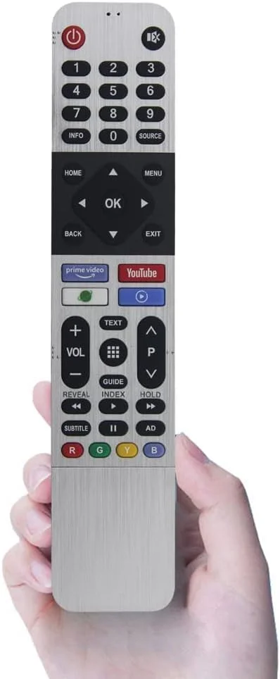 ریموت کنترل مادون قرمز جایگزین SmartGrist مناسب برای تلویزیون هوشمند اندرویدی Sky-worth سری S3N/UB5 مدل‌های 539C-268920-W010 TB5000 UB5100 UB550