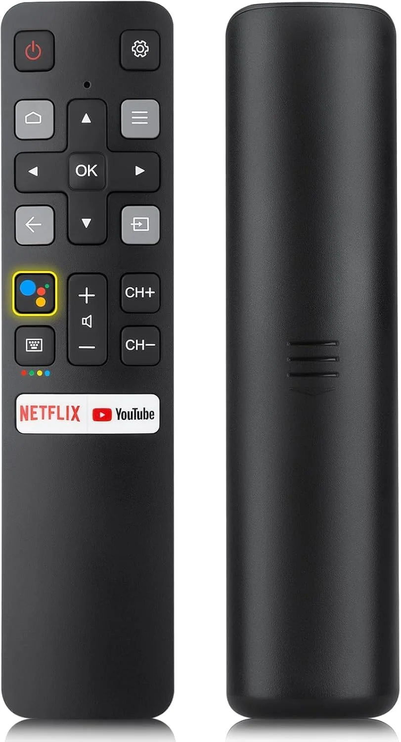 ریموت کنترل صوتی برای تلویزیون هوشمند TCL، جایگزین ارتقا یافته RC802V برای تلویزیون های هوشمند اندروید TCL