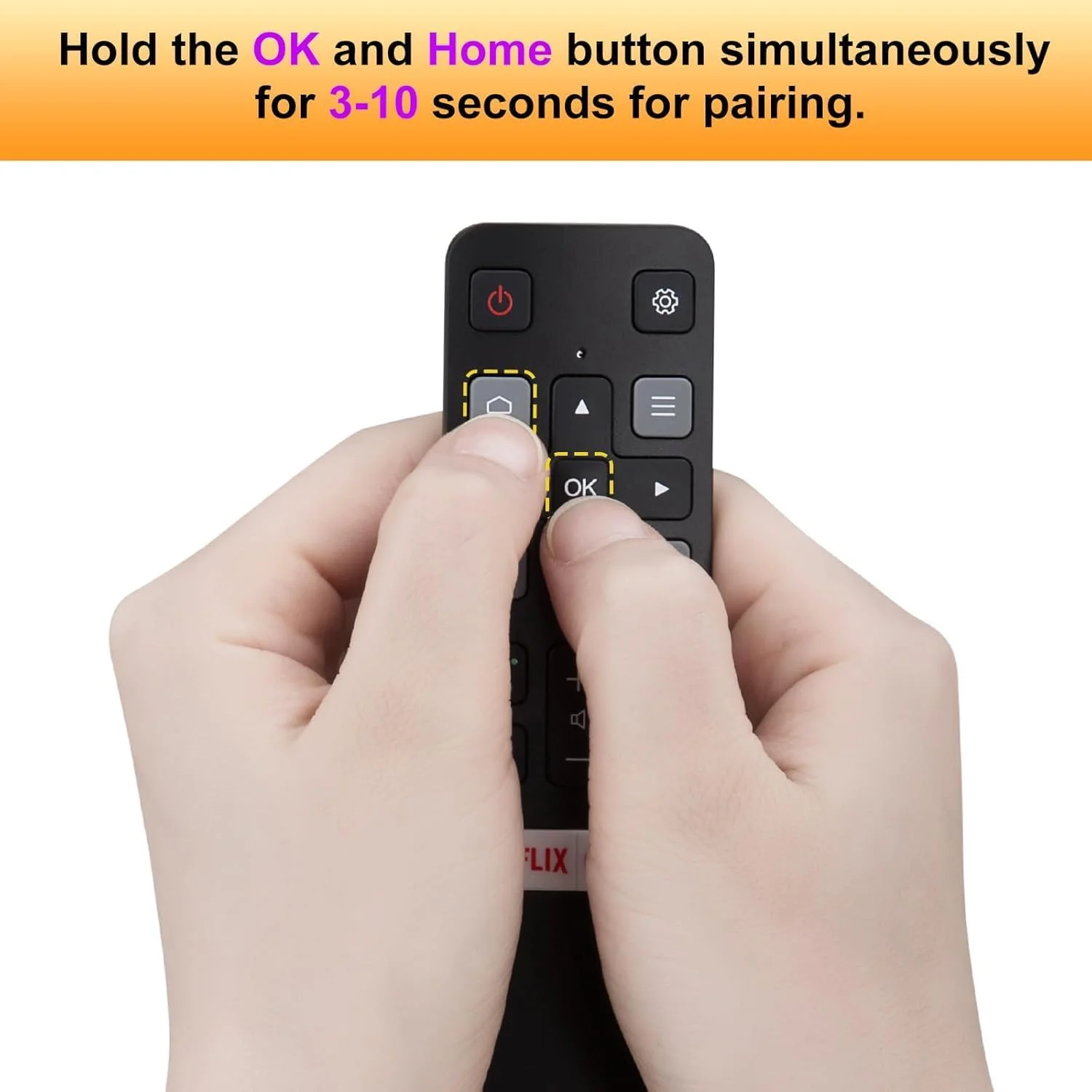 ریموت کنترل صوتی برای تلویزیون هوشمند TCL، جایگزین ارتقا یافته RC802V برای تلویزیون های هوشمند اندروید TCL