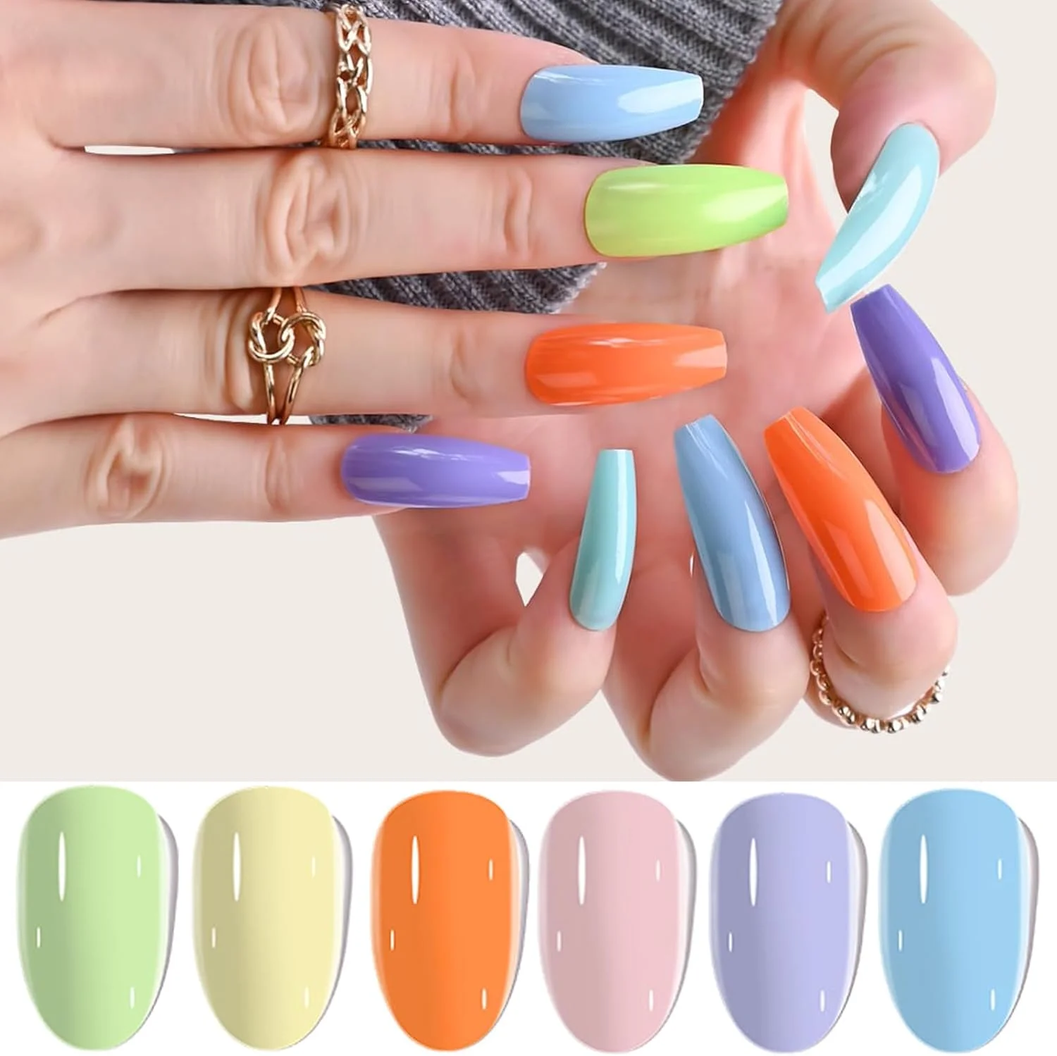 لاک ژل پاستیلی BANKTMil - ست لاک ژل تابستانی 6 رنگ روشن - صورتی آبی بنفش زرد سبز - سری ماکارون آبنباتی - ژل UV LED خیساندنی برای طراحی ناخن لاک ژل پاستیلی BANKTMil - ست لاک ژل تابستانی 6 رنگ روشن - صورتی آبی بنفش زرد سبز - سری ماکارون آبنباتی - ژل UV LED خیساندنی برای طراحی ناخن