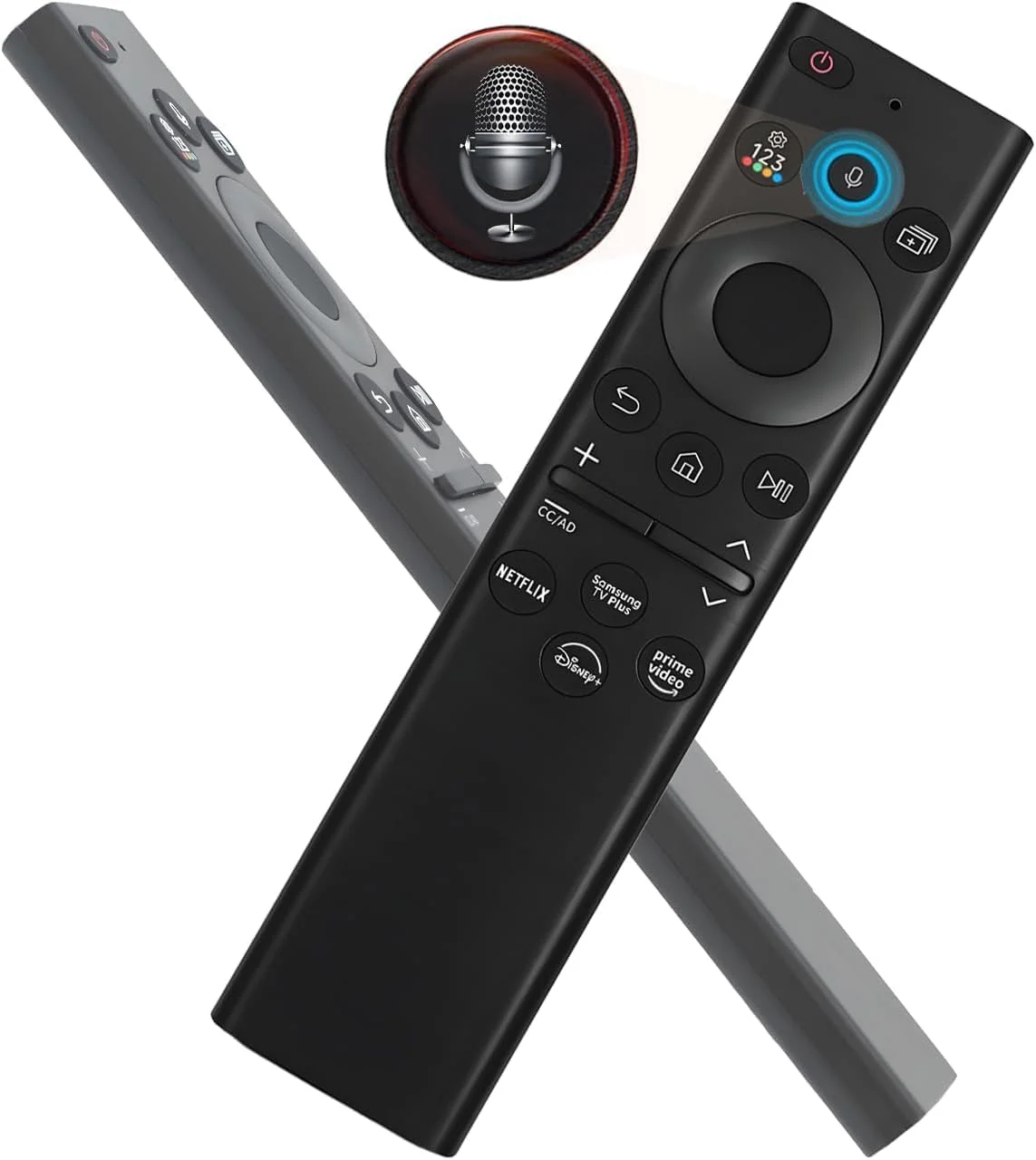 ریموت کنترل جهانی سازگار با صدای XO برای تلویزیون‌های هوشمند سامسونگ: جایگزین BN59-01385A – طراحی شده برای مدل‌های Frame، Serif، Crystal، Solar، UHD، Neo QLED، OLED، 4K، 8K