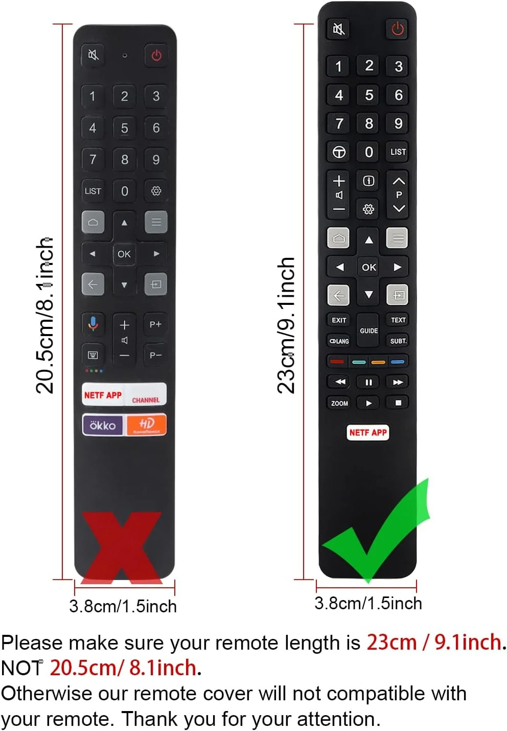 محافظ سیلیکونی YiBiChin برای کنترل از راه دور TCL RCA مدل RC802N RC80N 43P20US 49C2US 50P20US 55X2US 65P20US، کاور کنترل از راه دور برای کنترل تلویزیون هوشمند اندروید 4K UHD TCL، ضد ضربه و قابل شستشو (آبی)