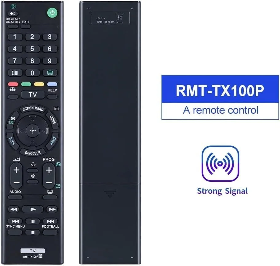 ریموت کنترل جایگزین WDZP مدل RMT-TX100P RMTTX100P مناسب برای تلویزیون سونی براویا KD-49X8300C KD-55X8500C KD-65X9000C KDL-50W800C KD-65X8500C KD-43X8300C KD-55X9000C KDL-43W800C KD49X8300C