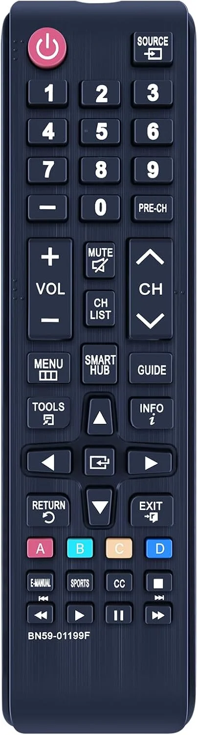 ریموت کنترل جایگزین WDZP 398GR10BEPHN0042BC BRC0984502/01 برای تلویزیون هوشمند فیلیپس با دکمه های نتفلیکس، یوتیوب و پرایم ویدیو